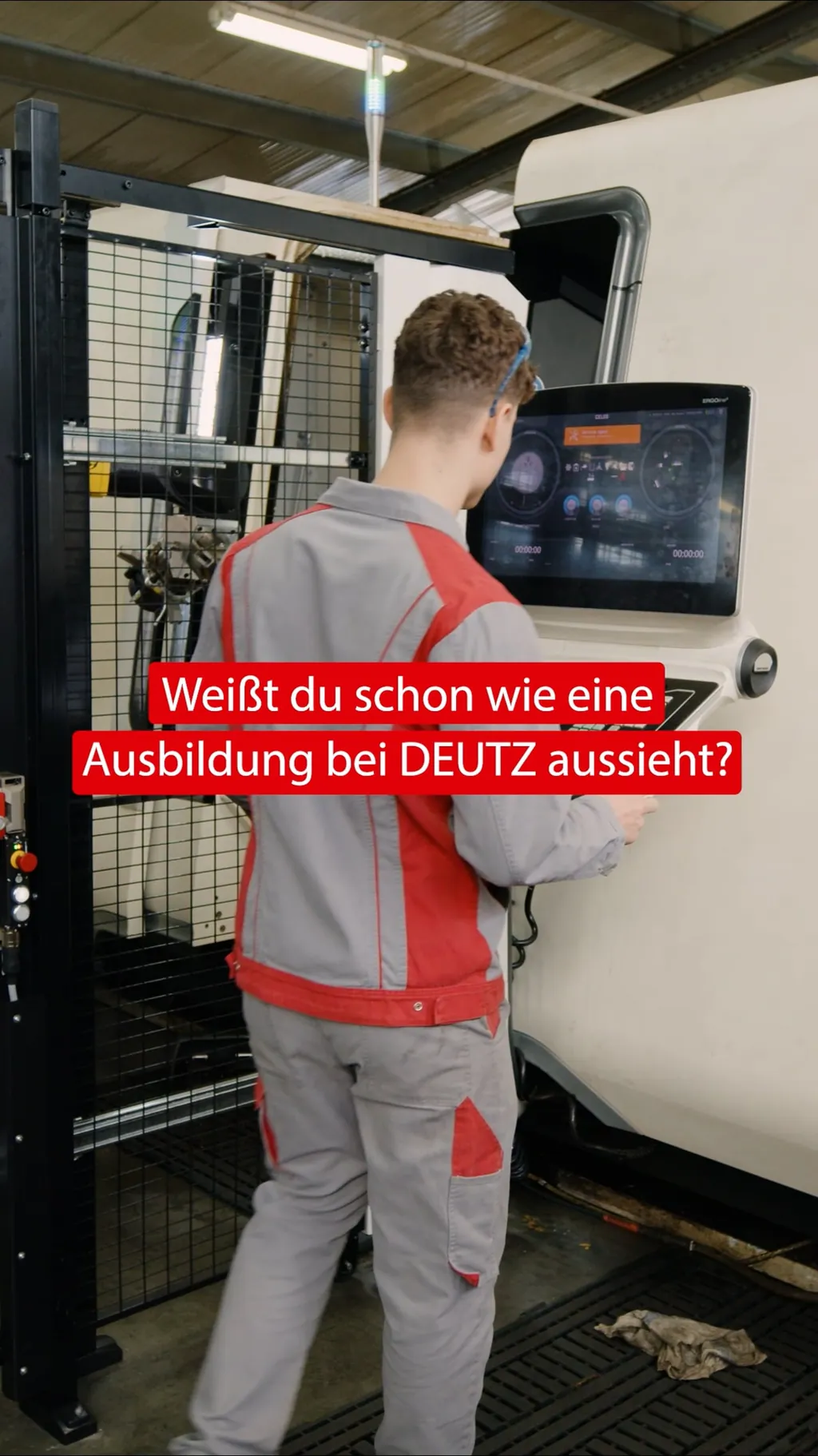 Standbild aus dem Recruiting-Reel für die DEUTZ AG